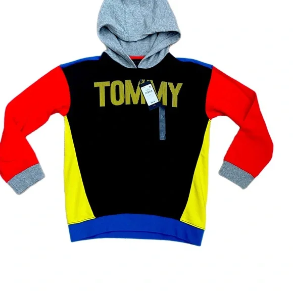 Tommy Hilfiger color-block hoodie for boys size L - Picture 2 of 9